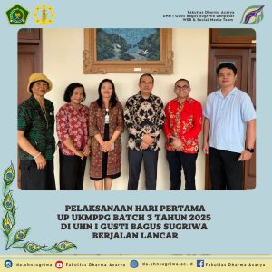 Pelaksanaan hari pertama Uji Pengetahuan (UP) UKMPPG Dalam Jabatan Batch 3 Tahun 2025 di Universitas Hindu Negeri (UHN) I Gusti Bagus Sugriwa Denpasar