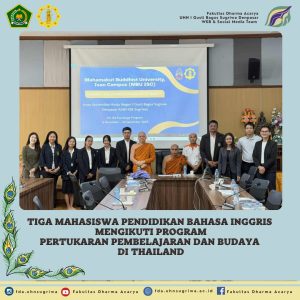 Tiga Mahasiswa Pendidikan Bahasa Inggris Mengikuti Program Pertukaran Pembelajaran dan Budaya di Thailand