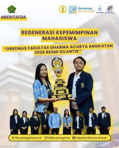 Regenerasi Kepemimpinan Mahasiswa Orkesmas Fakultas Dharma Acarya Angkatan 2026 Resmi Dilantik