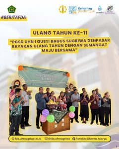PGSD UHN I Gusti Bagus Sugriwa Denpasar Rayakan Ulang Tahun ke-11