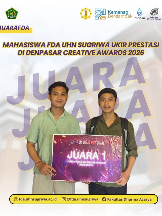 Mahasiswa FDA UHN Sugriwa Raih Prestasi di Denpasar Creative Awards 2026