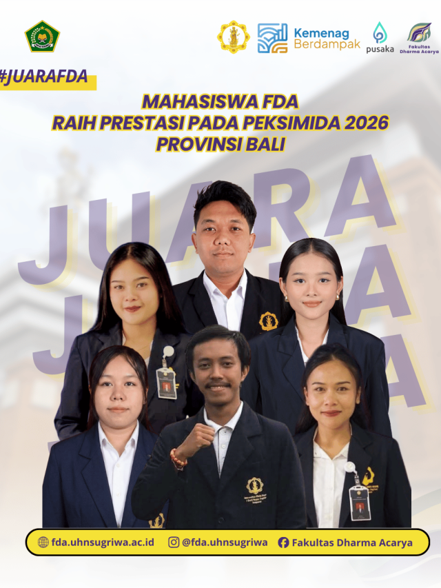 Mahasiswa FDA Raih Prestasi pada PEKSIMIDA 2026 Provinsi Bali