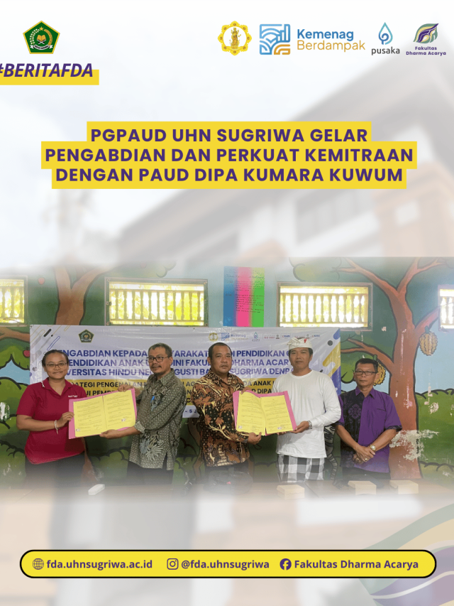 PGPAUD UHN Sugriwa Gelar Pengabdian dan Perkuat Kemitraan dengan PAUD Dipa Kumara Kuwum
