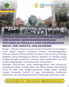 Kilas Balik Pelaksanaan Dharma Acarya Festival VI 2026