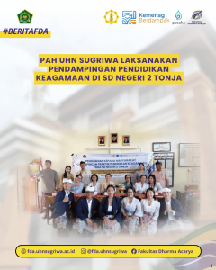 PAH UHN Sugriwa Laksanakan Pendampingan Pendidikan Keagamaan di SD Negeri 2 Tonja